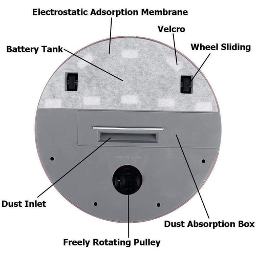 Aspirapolvere Robot Automatico Smart Silenzioso Ultra Sottile Pulizia Casa - Offershop.it