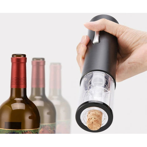 Image of Apribottiglie Cavatappi Elettrico Automatico Senza Fili Luce Led Taglierina - Offershop.it