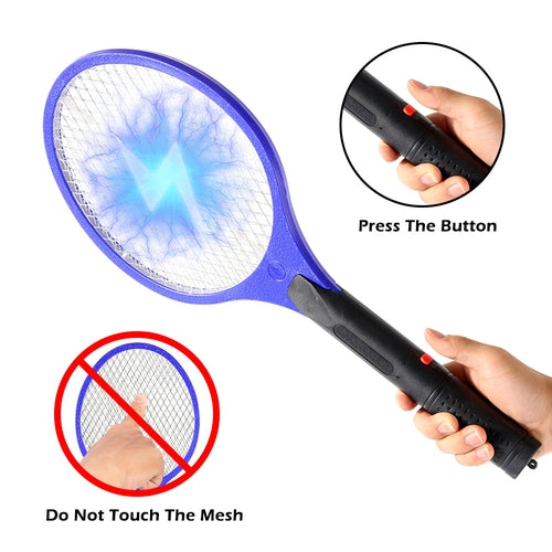 Racchetta Anti Ammazza Uccidi Fulmina Zanzare Elettrica Ricaricabile - Offershop.it