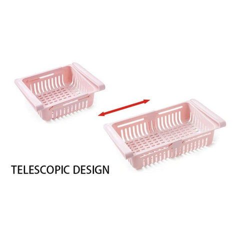 Image of Cassetto Frigorifero Salvaspazio Alimenti Scomparsa Allungabile Scorrevole - Offershop.it