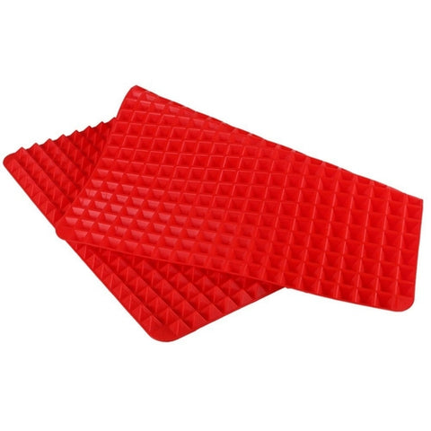Image of Tappetino Silicone Forno Antiaderente Piramidale Riutilizzabile Microonde - Offershop.it