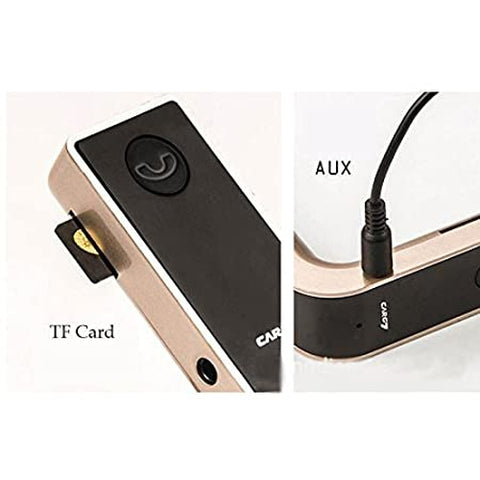 Image of Trasmettitore Radio FM Stereo Bluetooth Auto Display USB AUX Musica MP3 WMA - Offershop.it