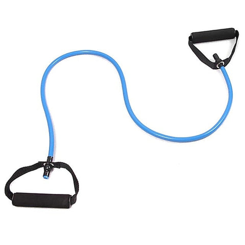 Image of Cavo Elastico Resistenza Fitness Esercizi Ginnastica Maniglia Palestra Casa - Offershop.it