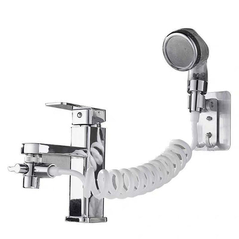 Image of Doccetta Lavandino Lavabo Bagno Shampoo Doccia Multiuso Doppia Erogazione - Offershop.it