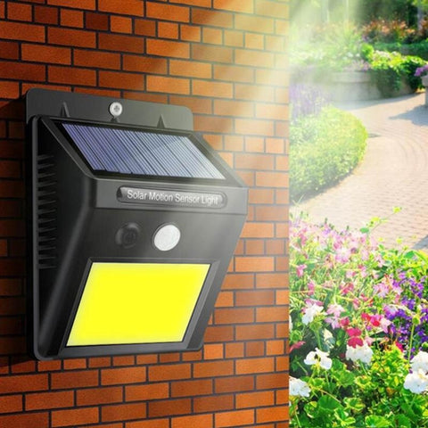 Image of Lampada Luce Energia Solare 48 Led Sensore Movimento Impermeabile Esterno - Offershop.it