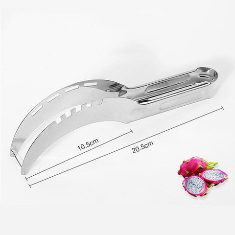 Image of Taglia Affetta Servi Melone Anguria Cocomero Cantalupo Papaia in Acciao Inox - Offershop.it