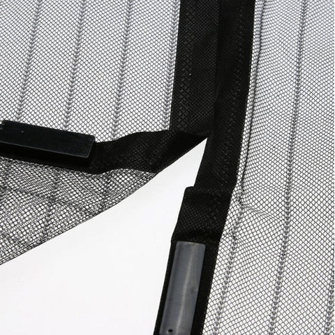 Image of Zanzariera Magnetica Porte Tenda Universale Nera 140 x 240 cm Autochiudente - Offershop.it