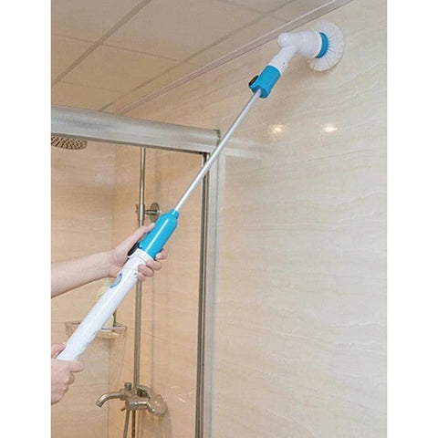 Image of Spazzola Rotante Elettrica Senza Fili Portatile Pulizia Casa Bagno Vasca Auto - Offershop.it