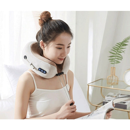 Cuscino Massaggio Collo Cervicale Supporto Massaggiante Massaggiatore - Offershop.it