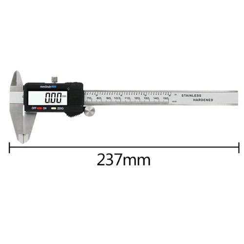 Calibro Digitale Precisione Micrometro 150 mm 6 Pollici Acciaio Inox Temprato - Offershop.it