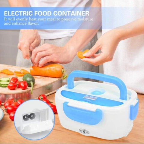 Image of Scaldavivande Termico Porta Alimenti Cibo Elettrico Lunch Box Portatile 220V - Offershop.it