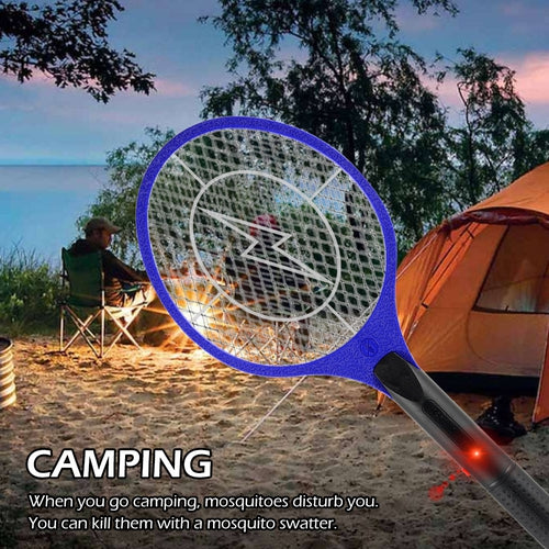 Racchetta Anti Ammazza Uccidi Fulmina Zanzare Elettrica Ricaricabile - Offershop.it