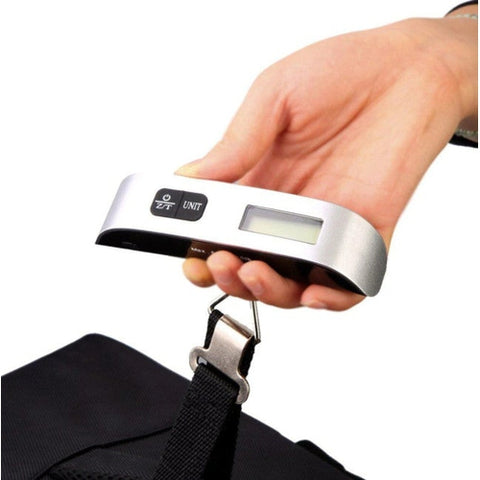 Image of Bilancia Pesa Valigie Digitale 50kg Portatile Bagaglio Aereo Volo Viaggio - Offershop.it