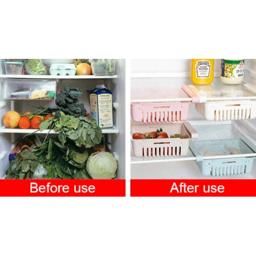 Cassetto Frigorifero Salvaspazio Alimenti Scomparsa Allungabile Scorrevole - Offershop.it