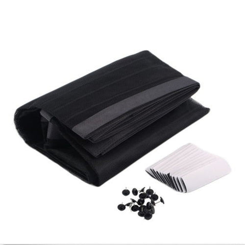 Image of Zanzariera Magnetica Porte Tenda Universale Nera 140 x 240 cm Autochiudente - Offershop.it