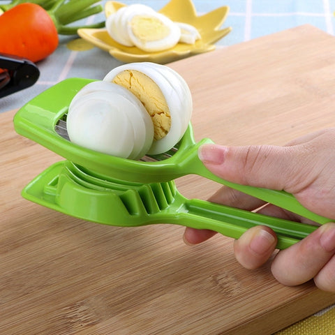 Image of Affetta Taglia Uova Multifunzione Lame Acciaio Inox Cucina Cibo Frutta - Offershop.it