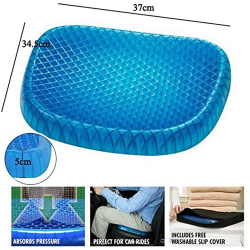 Cuscino Gel Ergonomico Nido d'Ape Traspirante Attutisce Pressione Peso - Offershop.it