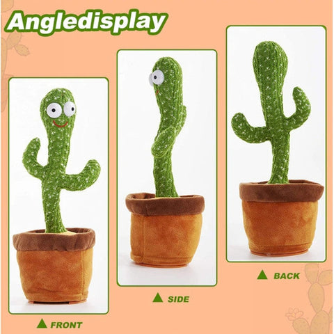 Image of Cactus Ballerino Parlante Peluche Illuminato Luci Balla Ripete - Offershop.it