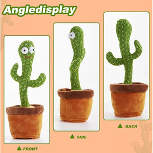 Cactus Ballerino Parlante Peluche Illuminato Luci Balla Ripete - Offershop.it