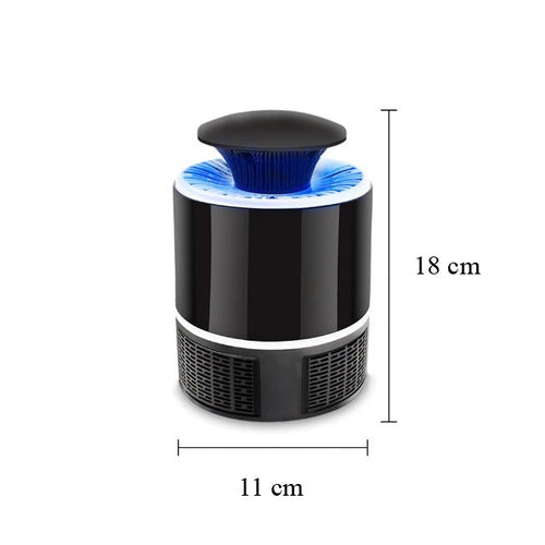 Lampada Anti Zanzare Insetti Zanzariera Elettrica USB Luce LED UV Viola - Offershop.it