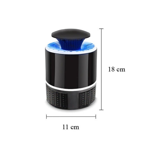 Image of Lampada Anti Zanzare Insetti Zanzariera Elettrica USB Luce LED UV Viola - Offershop.it