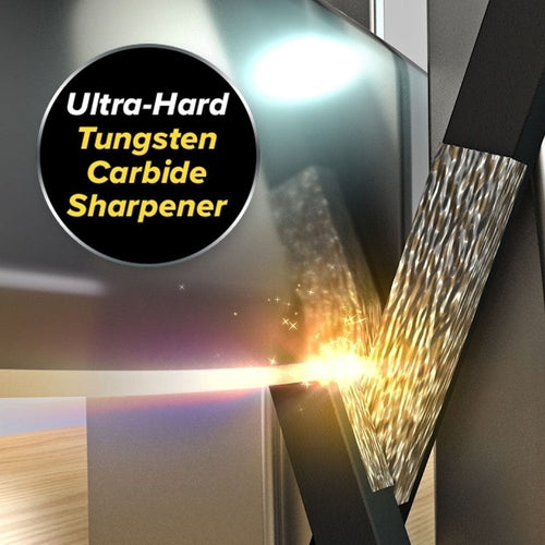 Affilacoltelli Affila Coltello Lame Lisce Seghettate Mola Manuale Cucina - Offershop.it