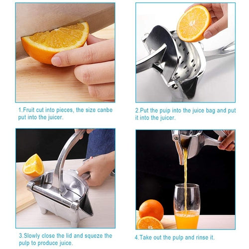 Spremiagrumi Manuale Lega Alluminio Zincato Frutta Arance Limoni Meloni - Offershop.it