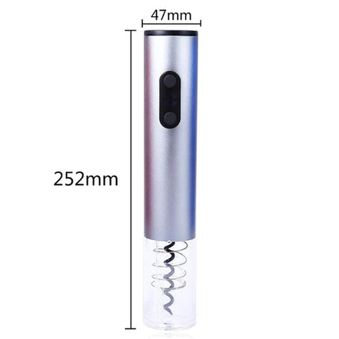 Image of Apribottiglie Cavatappi Elettrico Automatico Senza Fili Batterie Luce Led - Offershop.it