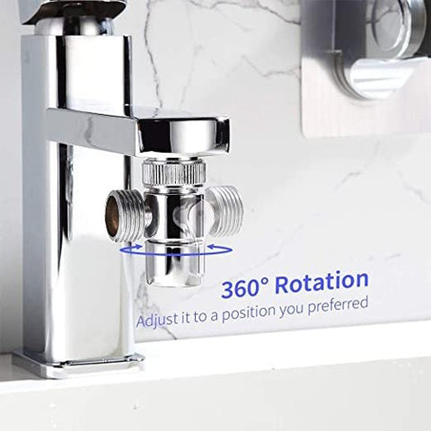 Image of Doccetta Lavandino Lavabo Bagno Shampoo Doccia Multiuso Doppia Erogazione - Offershop.it