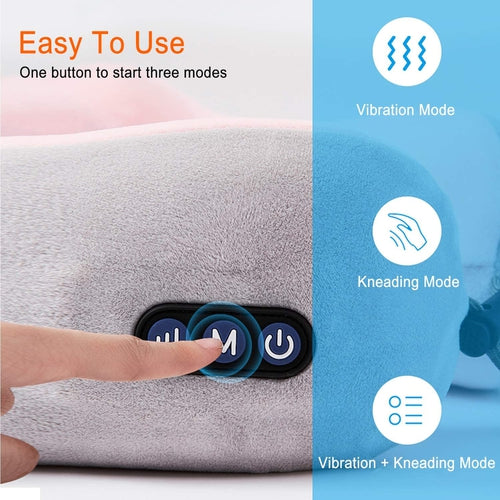 Cuscino Massaggio Collo Cervicale Supporto Massaggiante Massaggiatore - Offershop.it