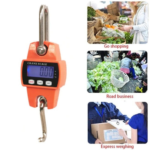 Bilancia Gancio Molla Dinamometro 300kg Digitale Industriale Portatile - Offershop.it