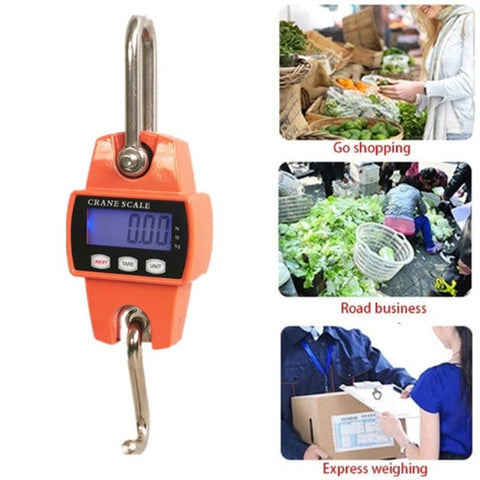 Image of Bilancia Gancio Molla Dinamometro 300kg Digitale Industriale Portatile - Offershop.it
