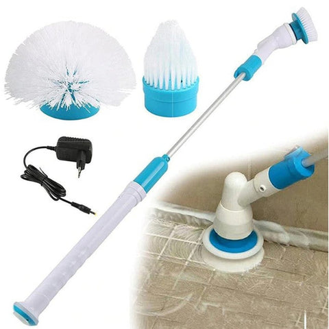 Image of Spazzola Rotante Elettrica Senza Fili Portatile Pulizia Casa Bagno Vasca Auto - Offershop.it