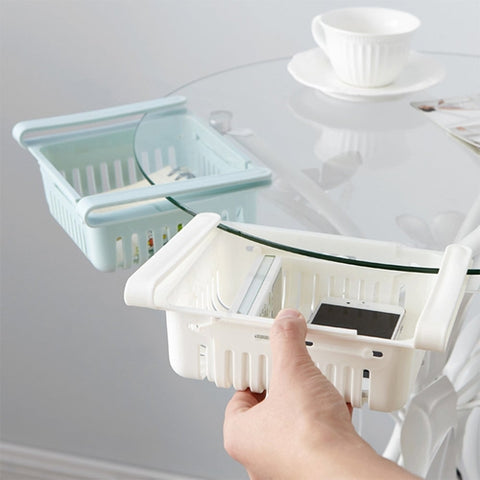 Image of Cassetto Frigorifero Salvaspazio Alimenti Scomparsa Allungabile Scorrevole - Offershop.it