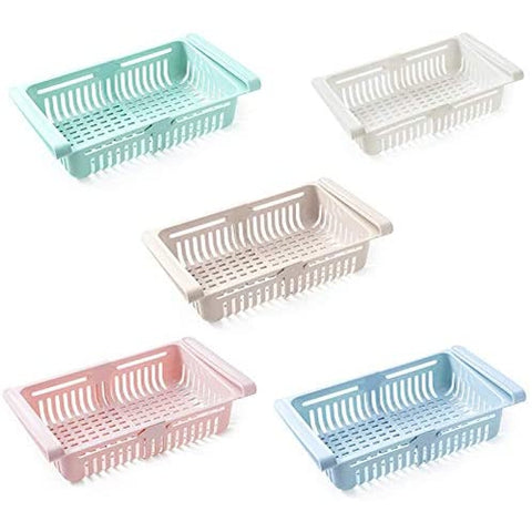 Image of Cassetto Frigorifero Salvaspazio Alimenti Scomparsa Allungabile Scorrevole - Offershop.it